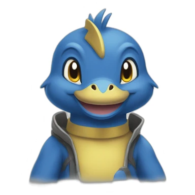 golduck-pokemon sticker