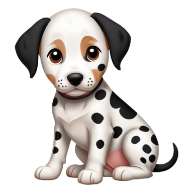 1 Dalmatian adult + 1 dobermann puppy sticker