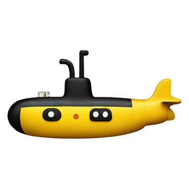 A yellow submarine  sticker