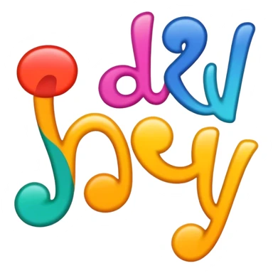 "Ranky" word with an abstract design sticker