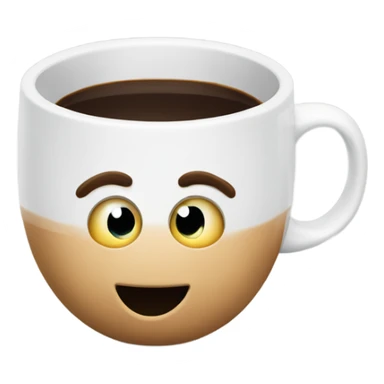 Zerbrochene Kaffeetasse sticker