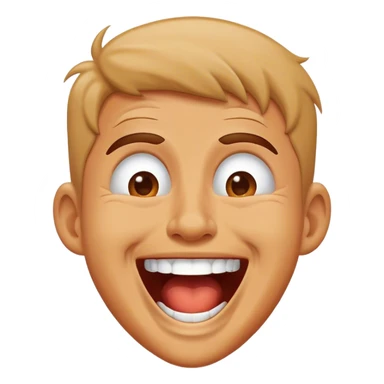 Laughing hysterically  sticker