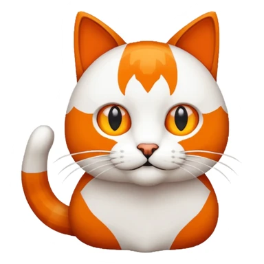 Pixilated cat sticker