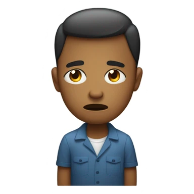 Upset and unready for the journey to come sticker