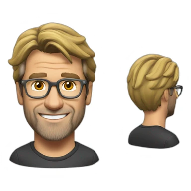 jurgen Klopp angel  sticker