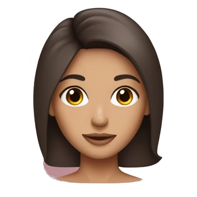 skin care brunette  sticker