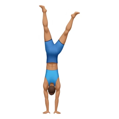 A person who make a on arme handstand in calisthenics sticker
