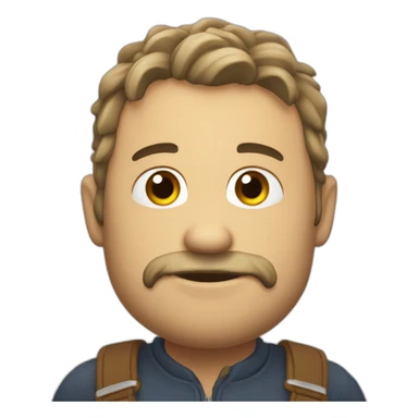 Truite sur un sanglier sticker