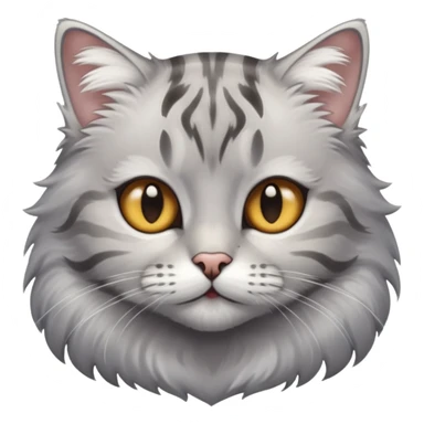 Silver tabby cat  sticker