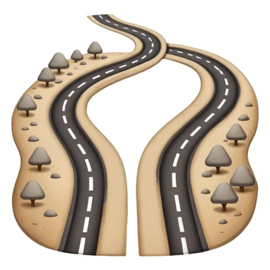 a fork in the road with two different paths sticker