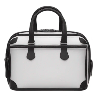 Balenciaga logo black lunchbox bag  sticker