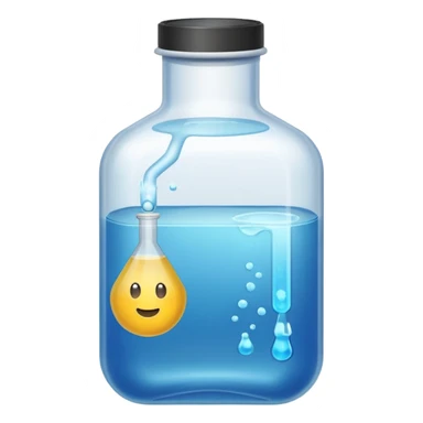 chemical in a plastic container sticker