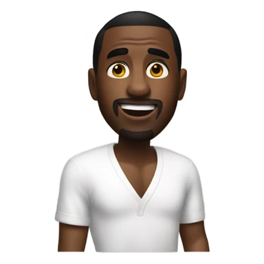 P diddy with lotion sticker