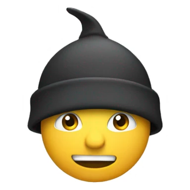 squalo con cappello a cilindro sticker