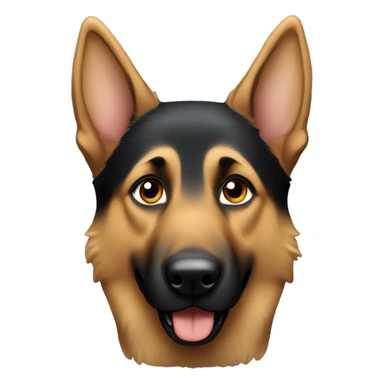 Create a German shepherd  sticker