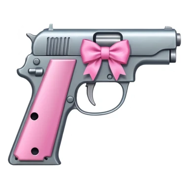 Pistol and ribbon mixer sticker