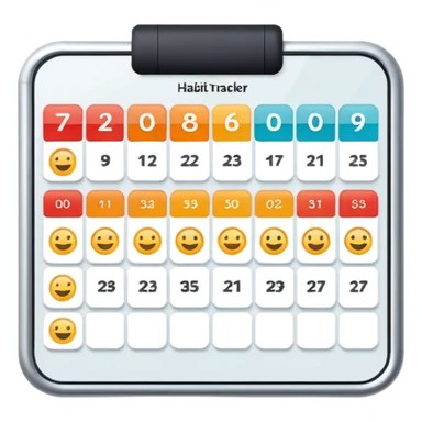 habit tracker  sticker