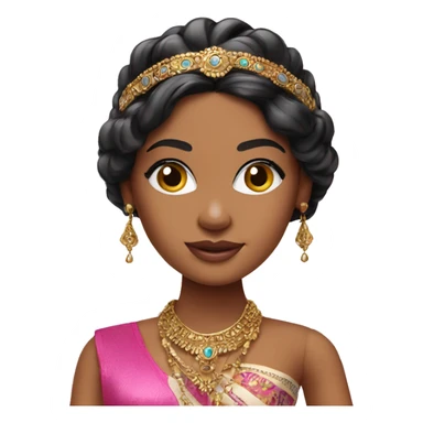 indian barbie doll sticker