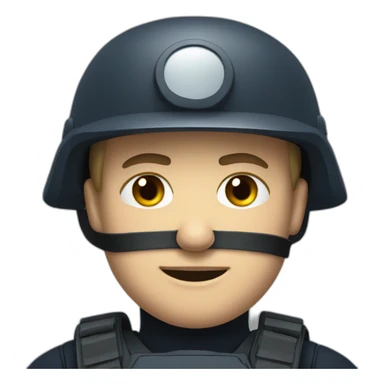 riot policeman sticker