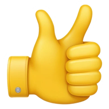 thumbs up emoji, positive and bold sticker