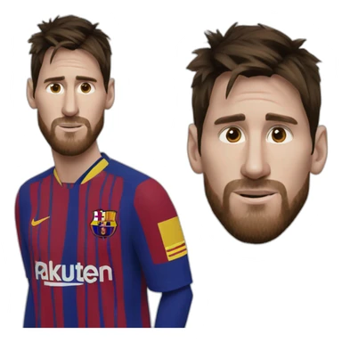Messi dort sticker