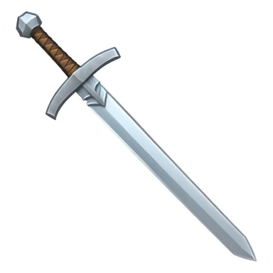 Neither sword in Minecraft  sticker