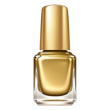 Gold nail polish swatch   sticker