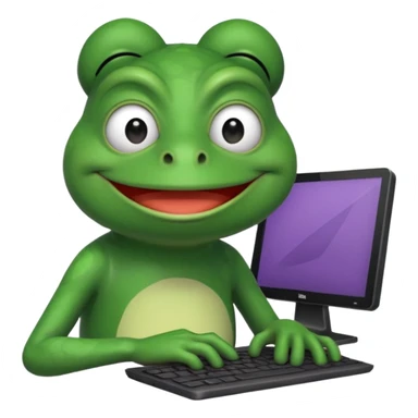 twitch pepe the frog computer  sticker