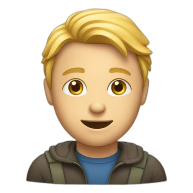 personne qui fait de la communication sticker