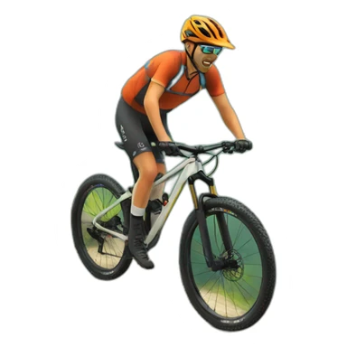 Vtt de descents sticker