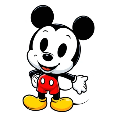 Mickey Mouse sticker