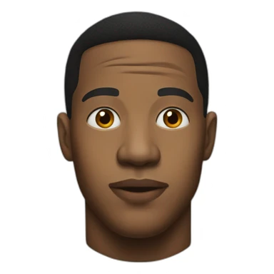 Jonathan Majors portrait sticker