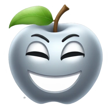 Silver apple of the moon sticker