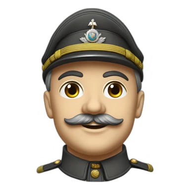 General allemand 1939 levant un doigt sticker