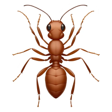 Beautiful and Majestic Ant Portrait Emoji, Head and body rendered in serene repose with a gentle, content smile, showcasing a finely detailed, compact form with eyes softly closed in tranquil slumber, Simplified yet exquisitely endearing features, highly detailed, glowing with a soft, drowsy natural light, high shine, relaxed and utterly noble, stylized with an air of timeless industrious grace, soft glowing outline, capturing the essence of a majestic ant that embodies the quiet power of nature! sticker