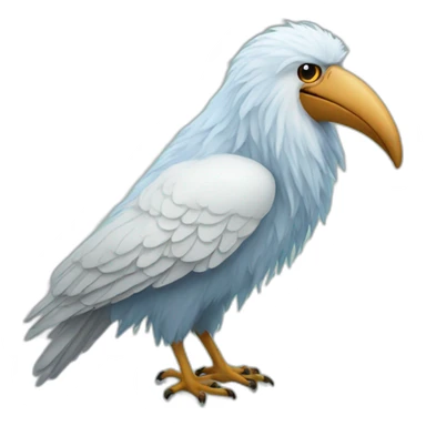 yetti bird long nose sticker