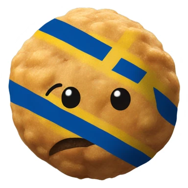 Swedish flag  meatball sticker