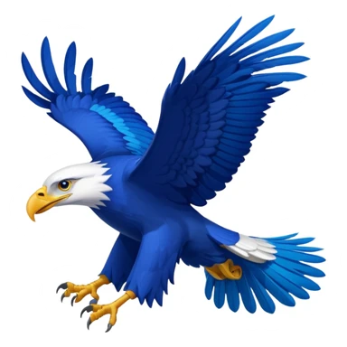 Blue eagle sticker