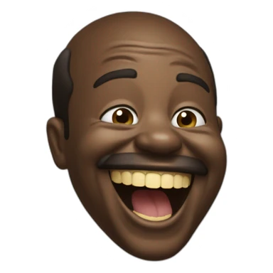 Omar bongo ondimba laughing sticker
