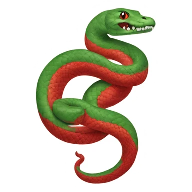 Año nuevo chino, serpiente roja  sticker