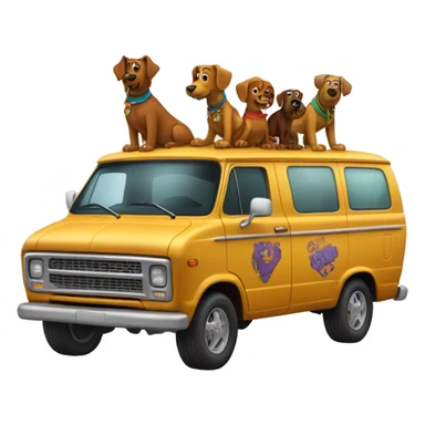 Scooby and the gang’s van sticker
