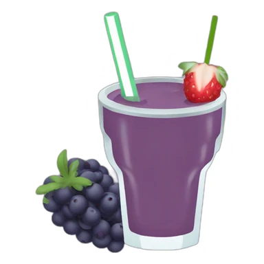 Acai smoothie sticker