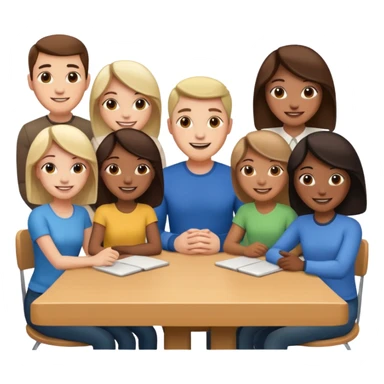 daily meeting sticker