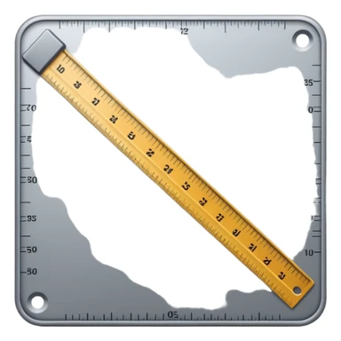 mac os icon crop ruler square  sticker