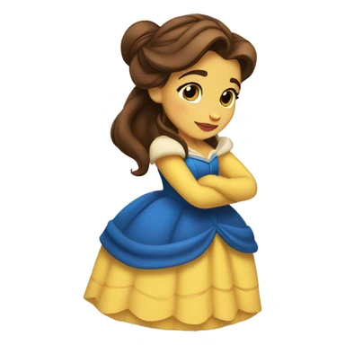 beauty and the beast belle sticker