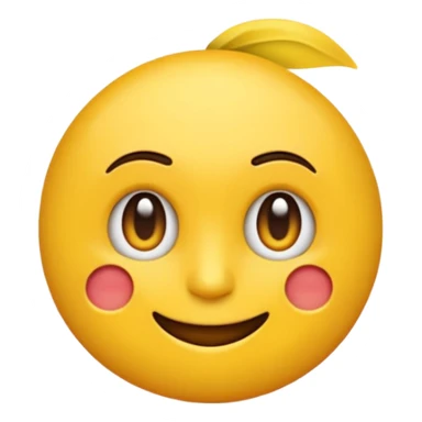 Emoji jaune qui se croque le doigt en regardant vers la droite sticker