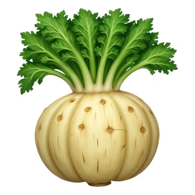 celery root without leaves sticker
