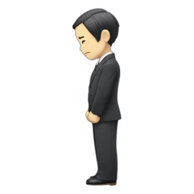 bowing-abe-shinzo sticker