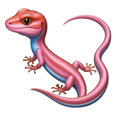 pink skink sticker