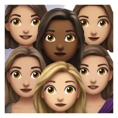 Icono de Evie de descendientes  sticker